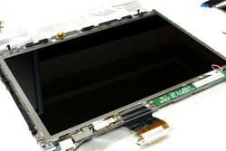 ノートＰＣの液晶モニター
