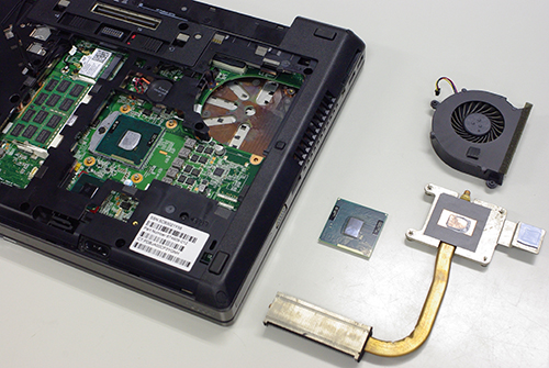 HP ProBook 6570b/CT 動作が遅い CPU交換、HDD交換、メモリ増設 横浜市 