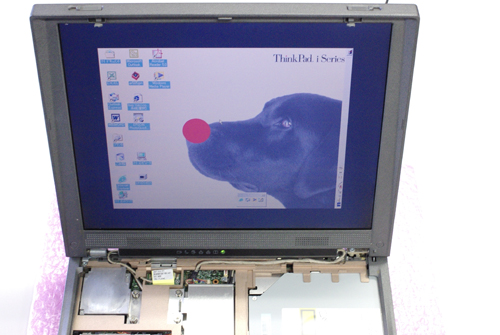 IBM ThinkPad i Series 1200(1161) フレーム交換