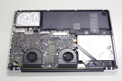 Apple MacBook Pro A1297 液晶画面が暗い
