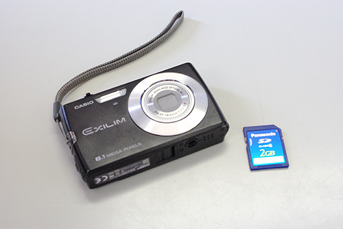 CASIO EXILIM EX-ZS150 SDカードの写真・動画を誤消去 データ復旧