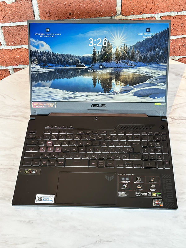 ASUS TUF Gaming A15 FA507 液晶ヒンジ故障