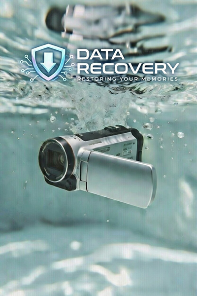 水没したビデオカメラからのデータ復旧