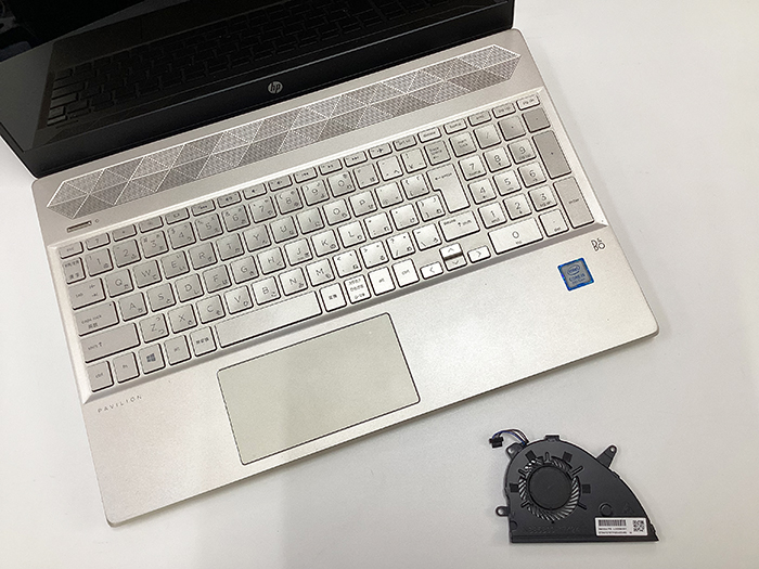 HP Pavilion - 15-cs0019tu 異音がする CPUファン交換