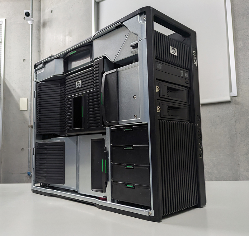HP Z800 Workstation OSが起動しない SAS HDDのRAIDを復旧