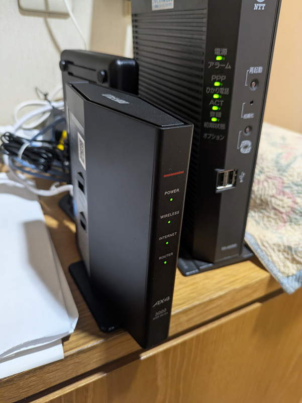 NTT RX-600MI Wi-Fiにつながらない