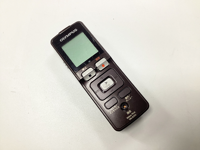 OLYMPUS ICレコーダー Voice-Trek VN-6200 データ復旧 水没して電源が入らない