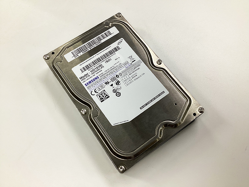 I-O DATA HDCA-U1.0K SAMSUNG HD103SI 認識しない データ復旧