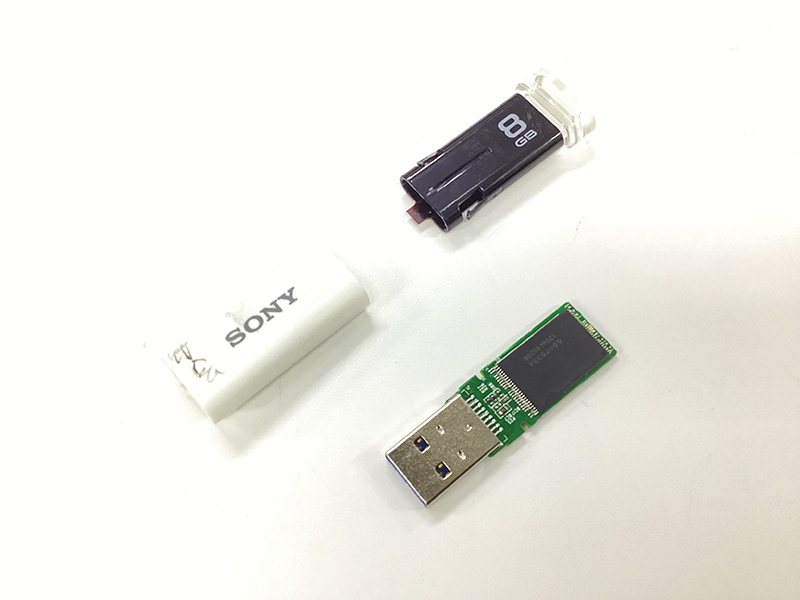 SONY ポケットビット USM8GU USBメモリが認識しない データ復旧