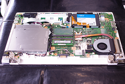 東芝 dynabook T65/HG PT65HGP-REA 初期化 SSD交換