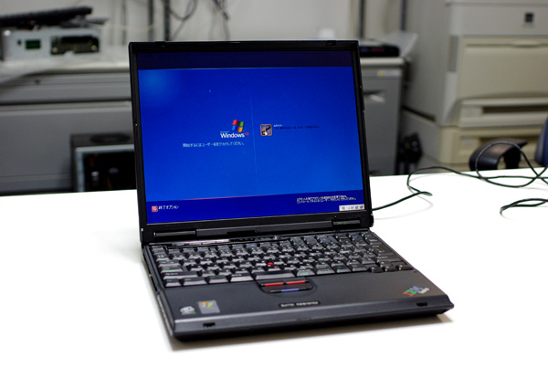 IMB ThinkPad Type 2647-8MJ Win XP起動