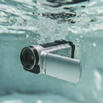 ビデオカメラを水没させた