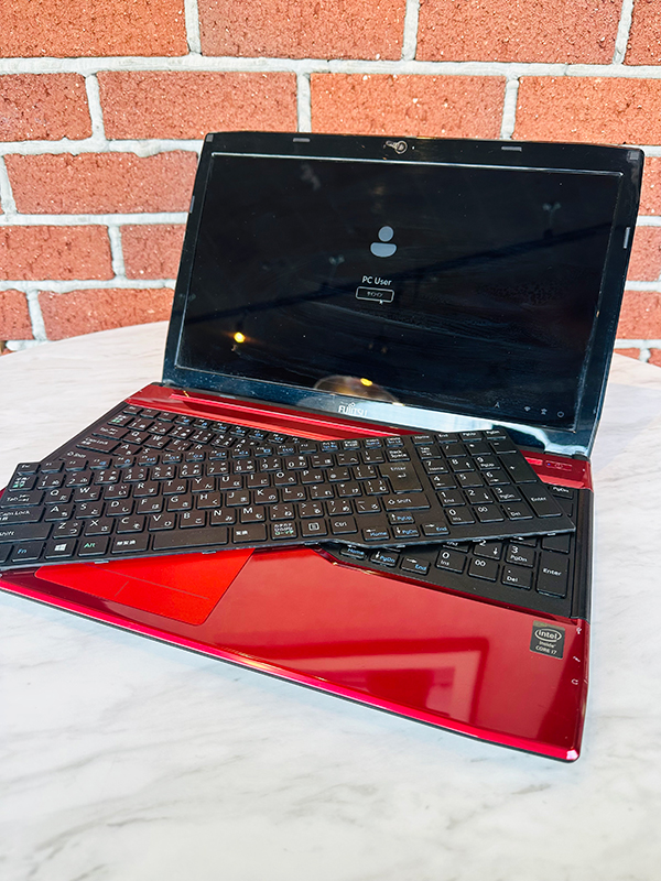 富士通 FMV LIFEBOOK AH53/M FMVA53MR キーボード入力ができない